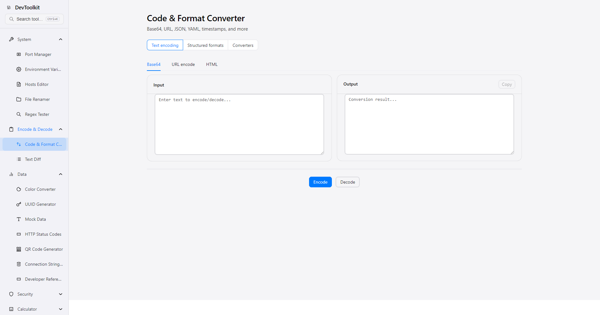 Code Format Converter (Light)